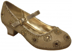 GIRLS DRESSY SHOES (GOLD)